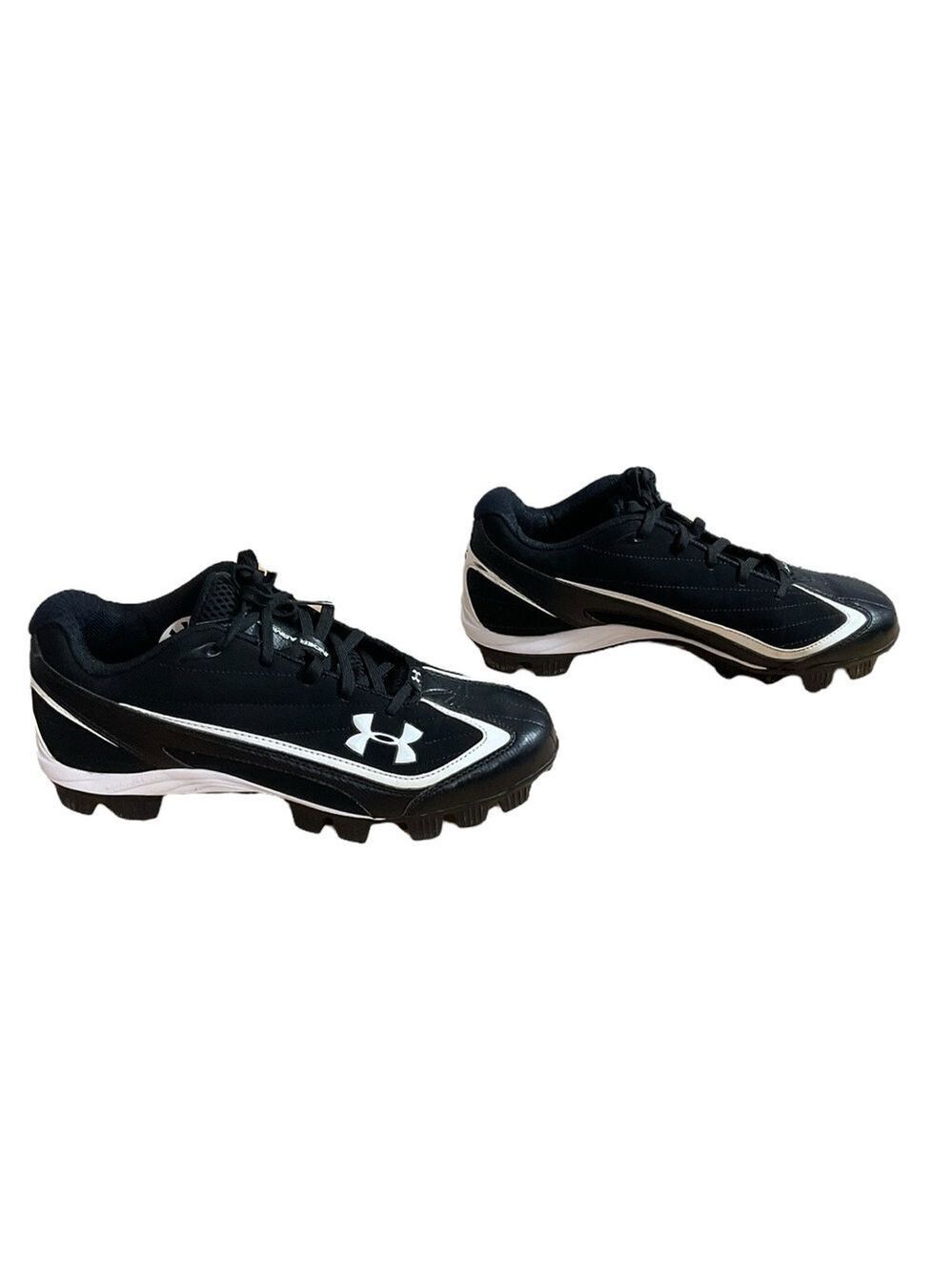 Under Armour Men’s size 9 Cleats ART No. 1206182-011 FTY NO EVU black white